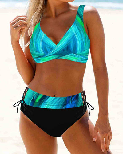 Earle - Bunter Bikini-Badeanzug