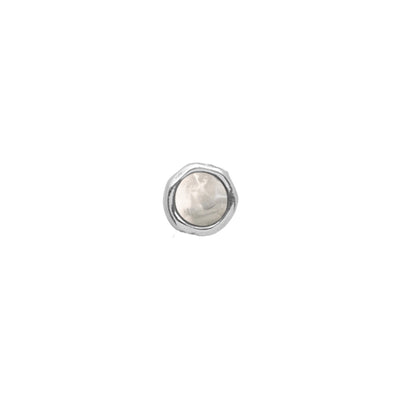 Made Mine Initials & Birthstone Necklace (Silver)