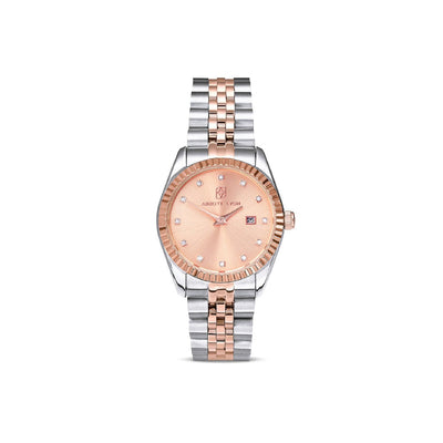 Mini Two Tone Blush Link Belgravia 30 Watch