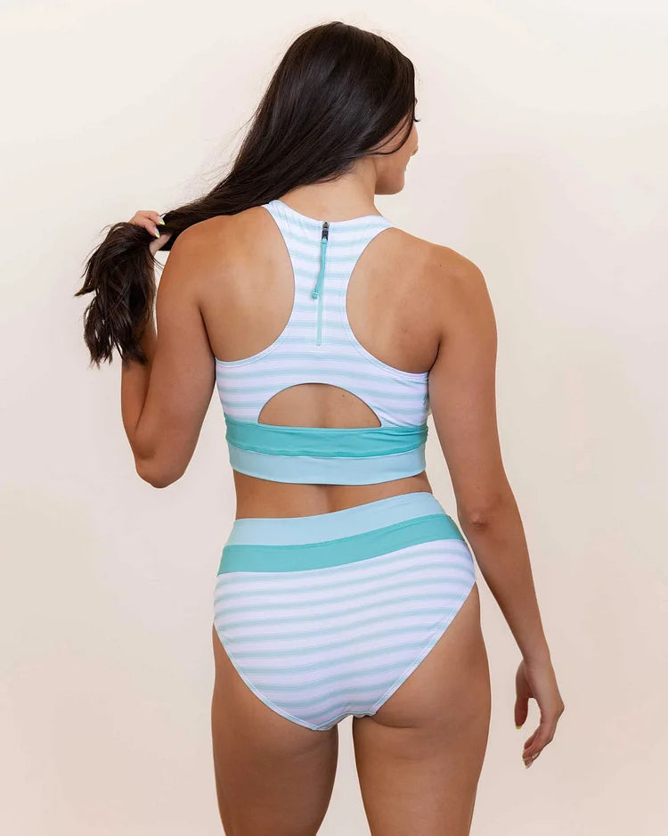 Shasta Cut Back Crop Bikini Set