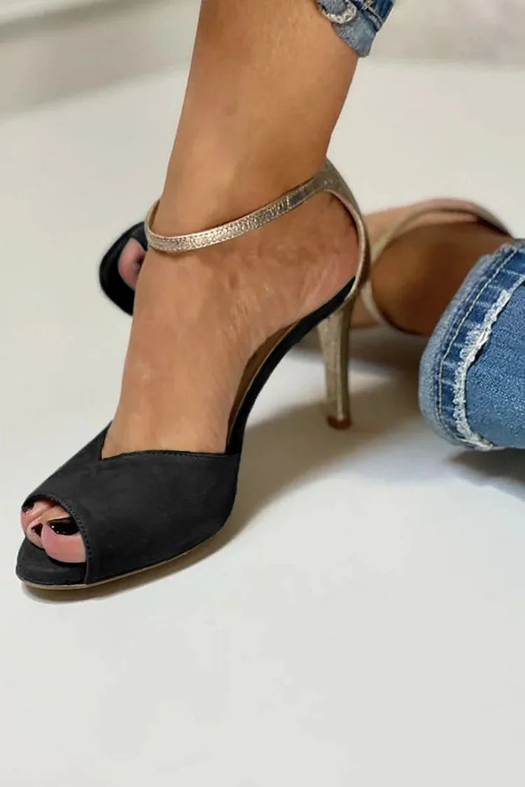 FIORENZA | ELEGANTE SANDALE MIT METALLRIEMEN