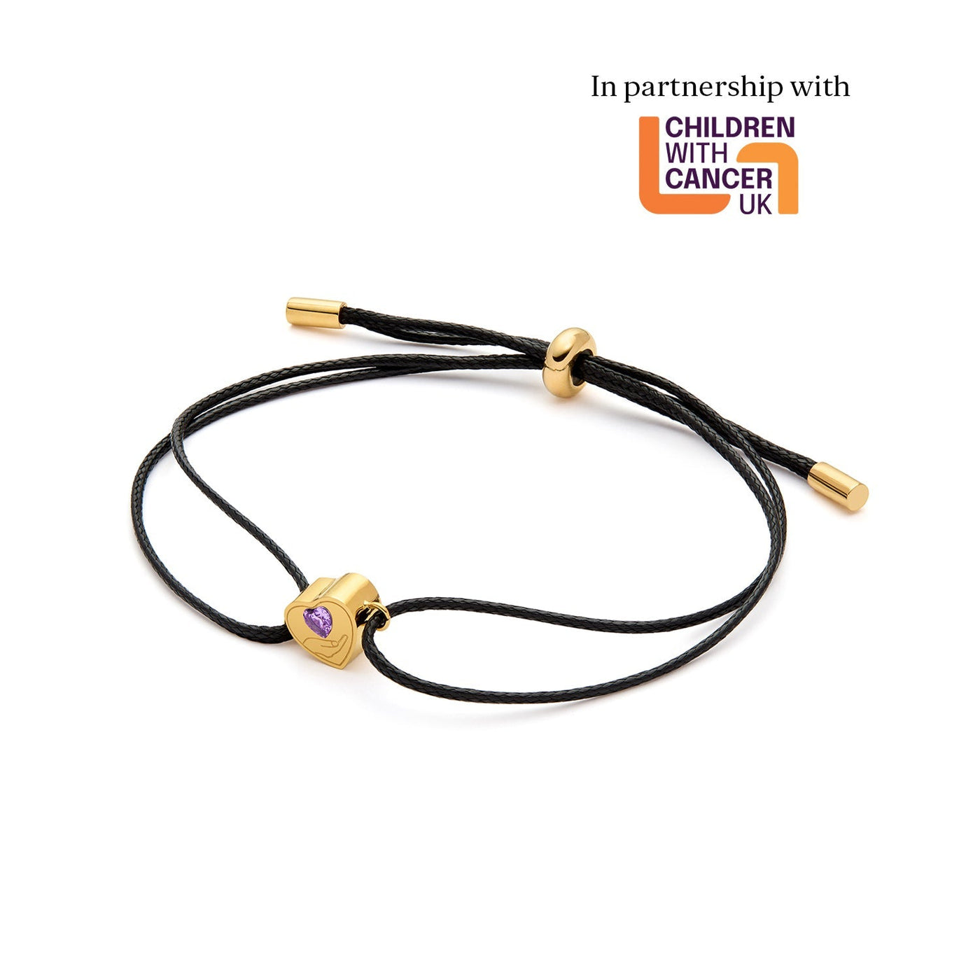 Children With Cancer UK ‘Charms for Charity’ Bracelet (Gold)