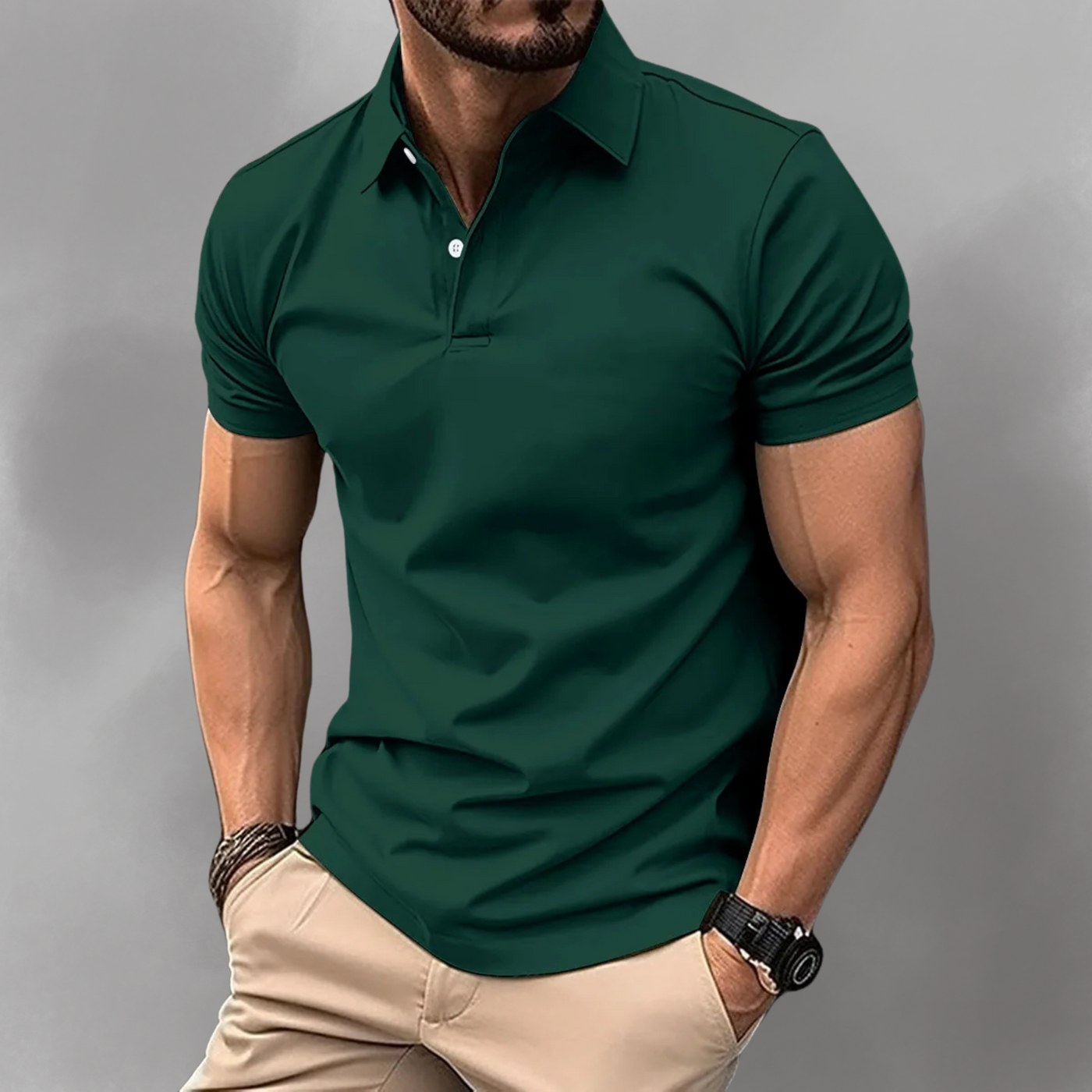 Zeitlosen Herren-Poloshirt (2 + 1 Gratis)
