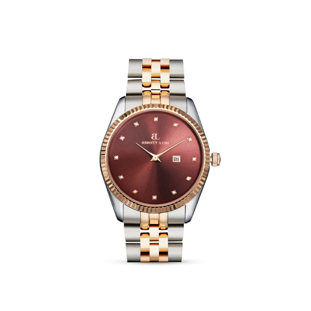 Two Tone Mocha Belgravia 36 Watch