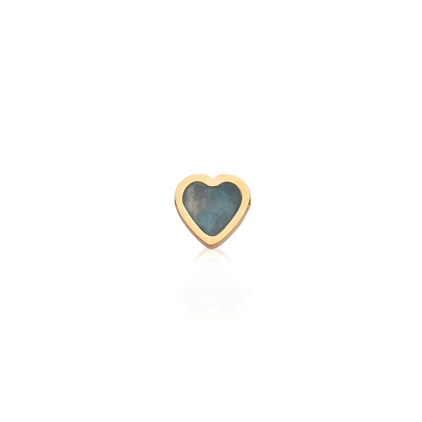 Mini Heart Birthstone Bracelet (Gold)