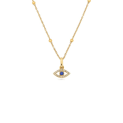 Evil Eye Necklace (Gold)