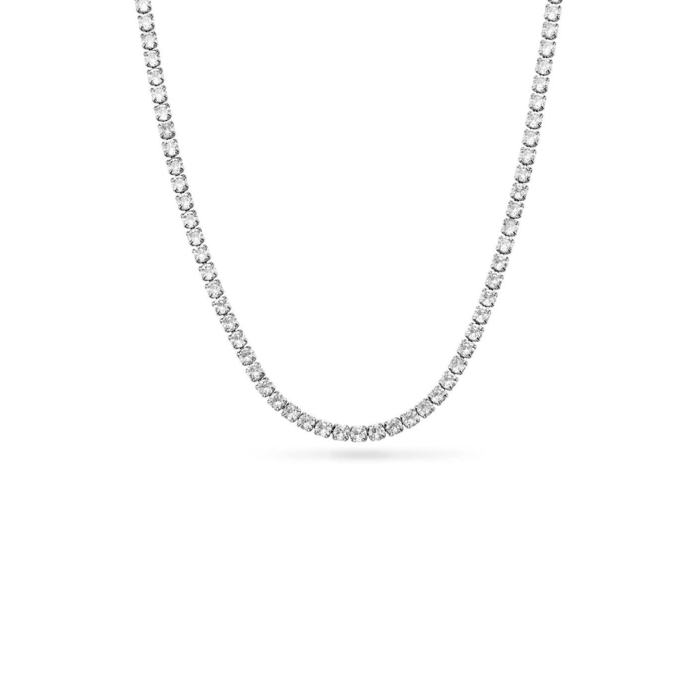 Entwine Cross Necklace (Silver)