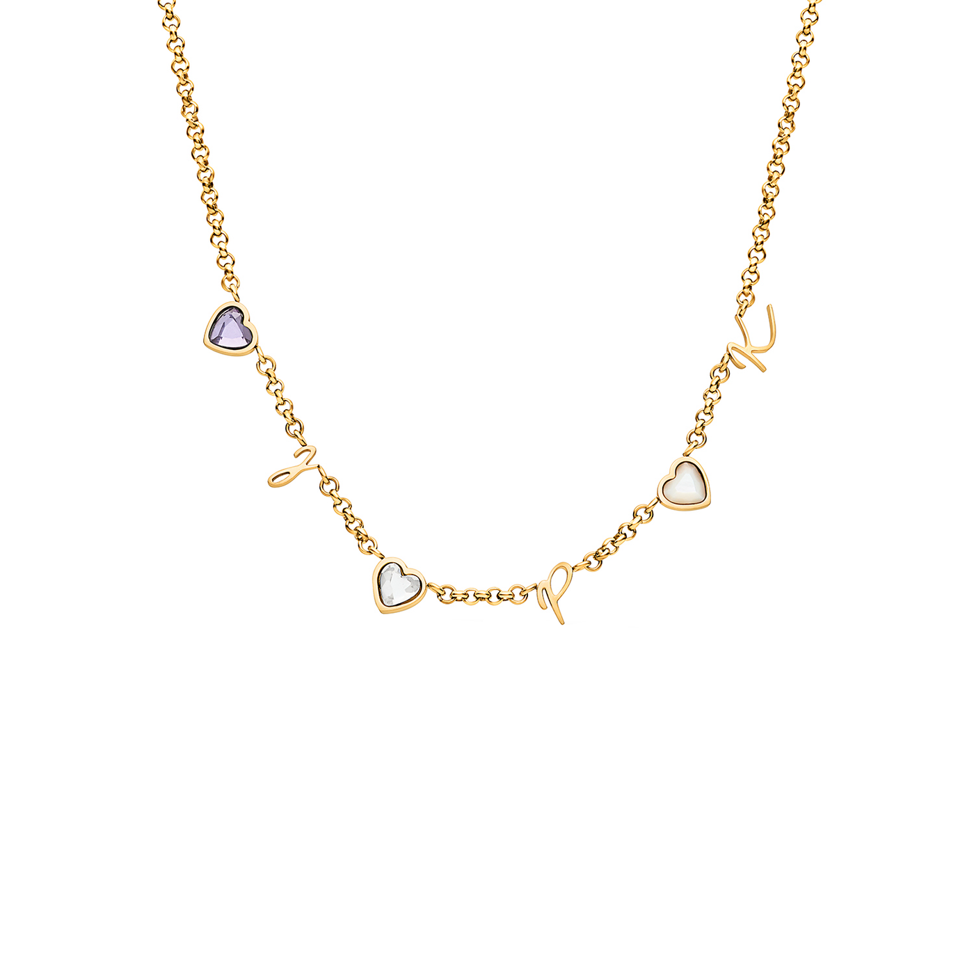 Made Mine Charm Necklace (Gold)