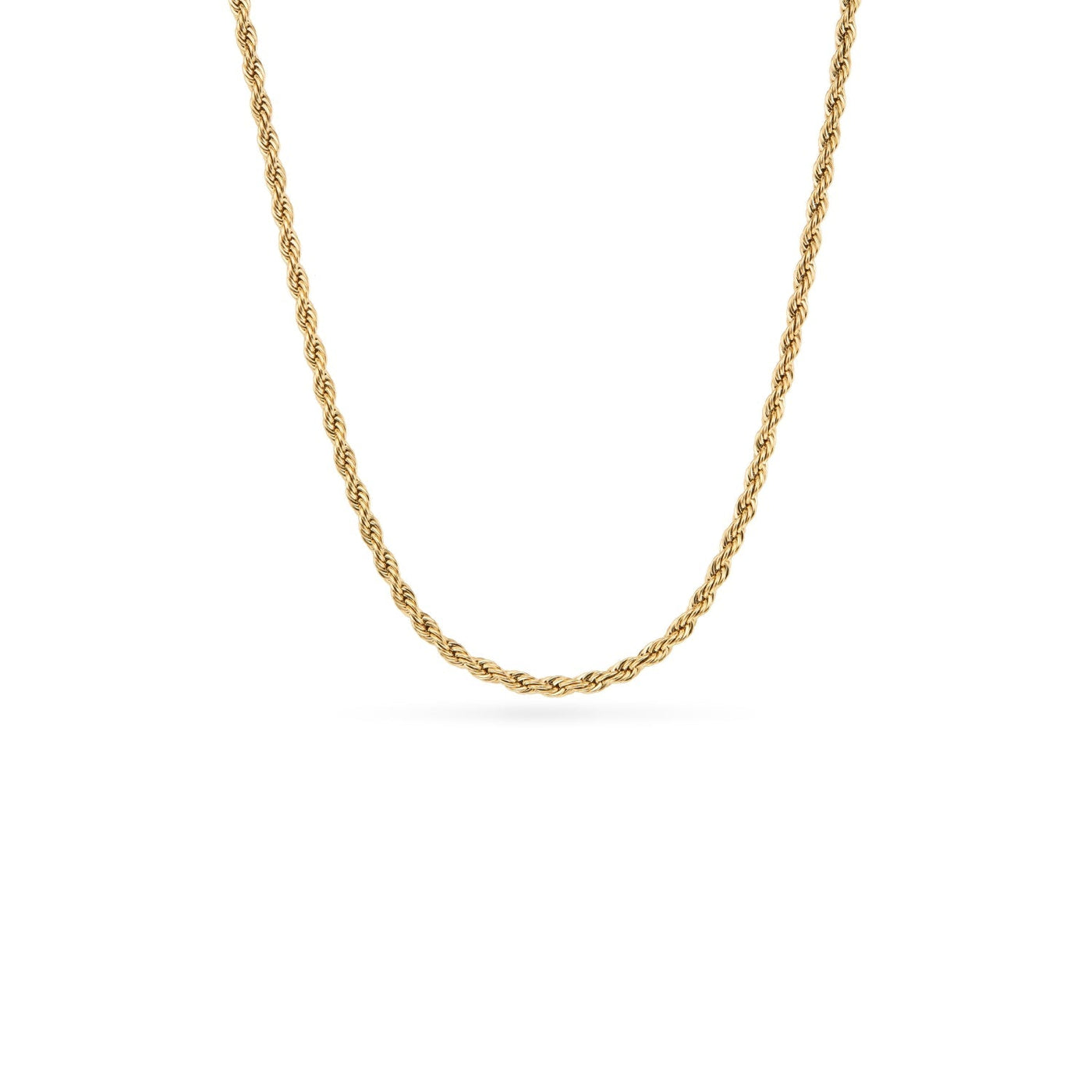 Green Quartz Heart Necklace (Gold)