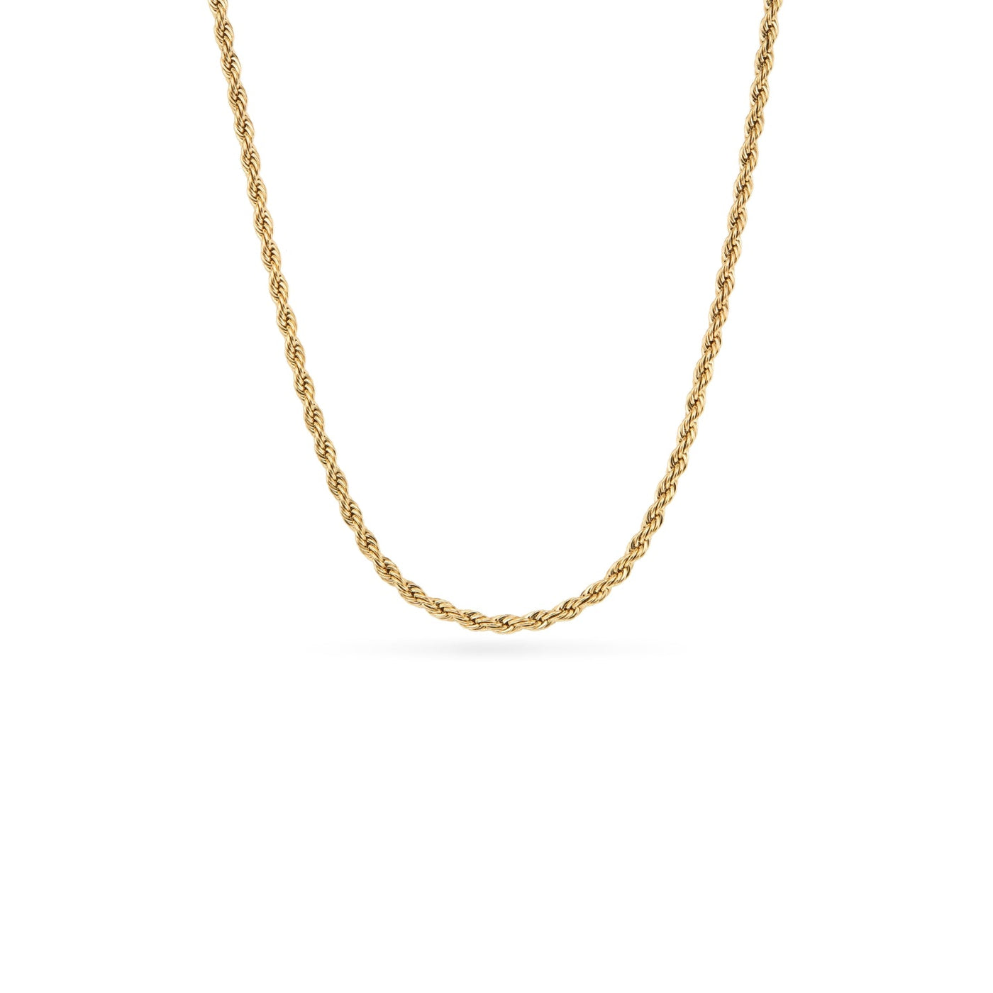 La Croix Crystal Cross Necklace (Gold)