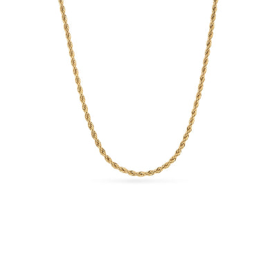 Entwine Initial Necklace (Gold)