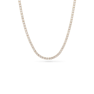 Entwine Initial Necklace (Gold)