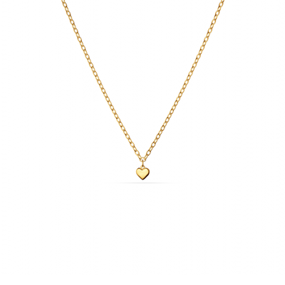 Fine Single Charm Necklace (Gold)