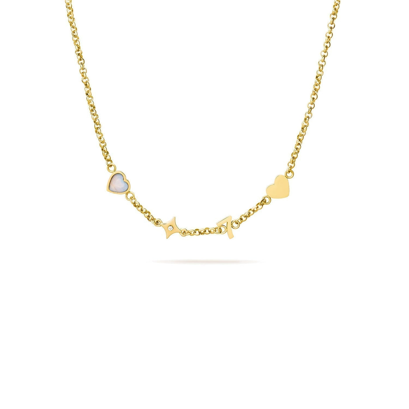 Made Mine Charm Necklace (Gold)
