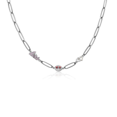 Made Mine Charm Necklace (Silver)