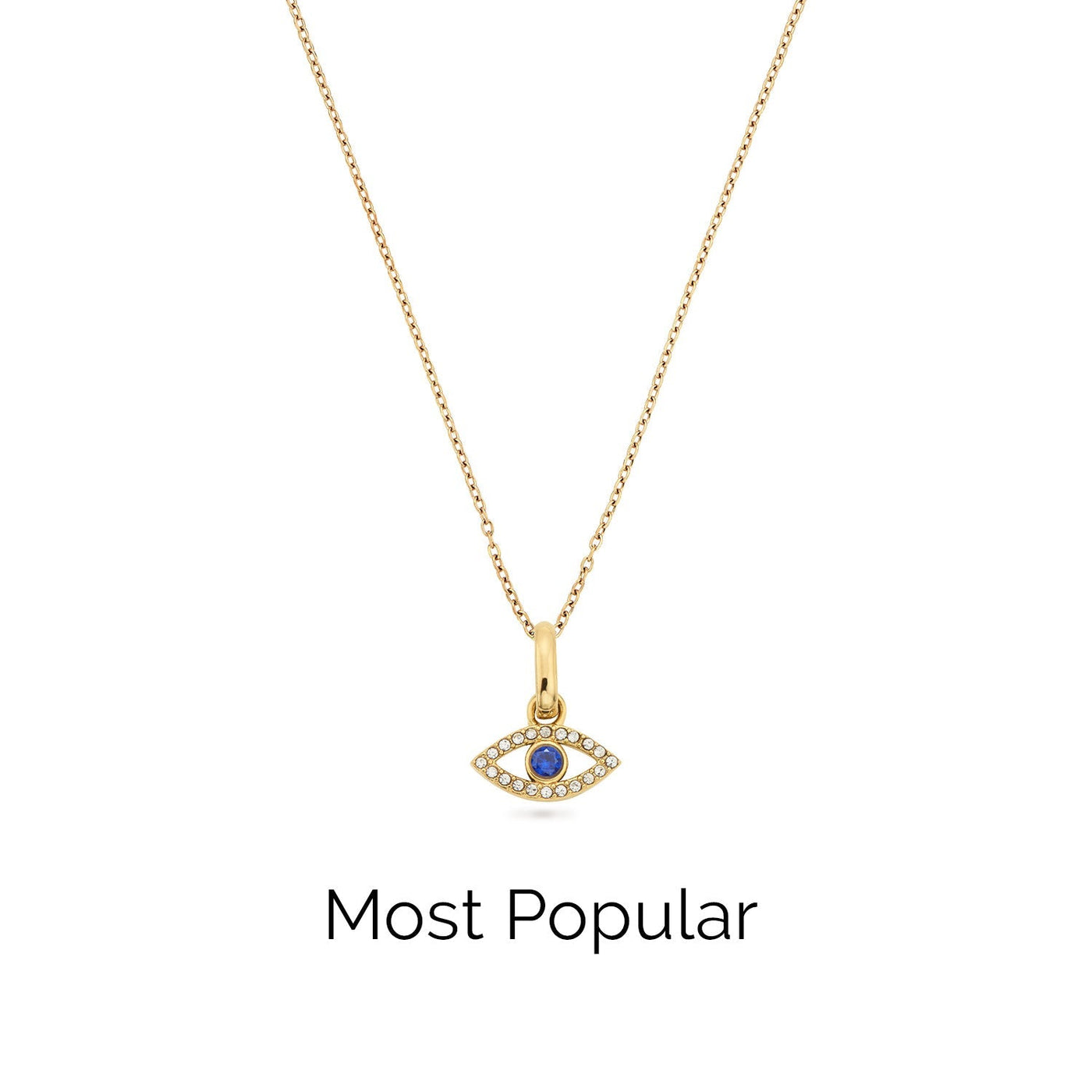 Evil Eye Necklace (Gold)