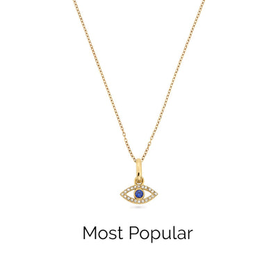 Evil Eye Necklace (Gold)