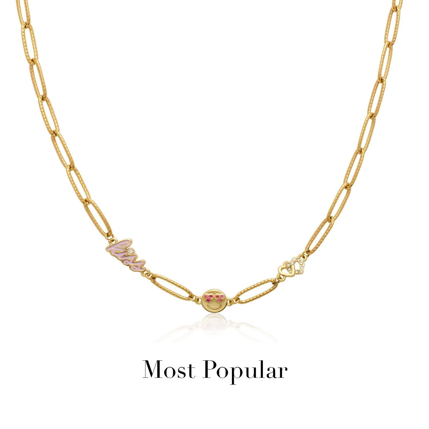 Made Mine Charm Necklace (Gold)