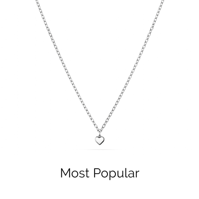 Fine Single Charm Necklace (Silver)