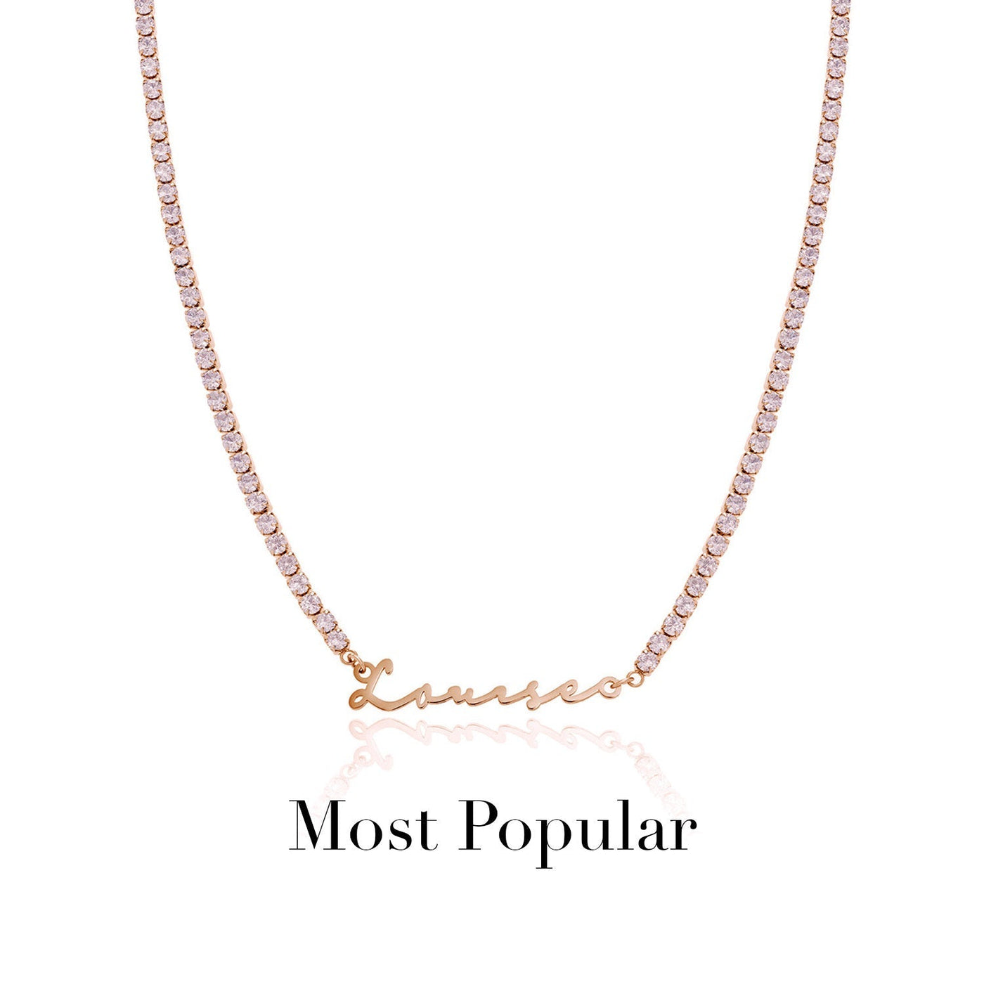 Signature Name Necklace (Rose Gold)