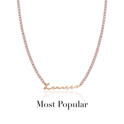Signature Name Necklace (Rose Gold)