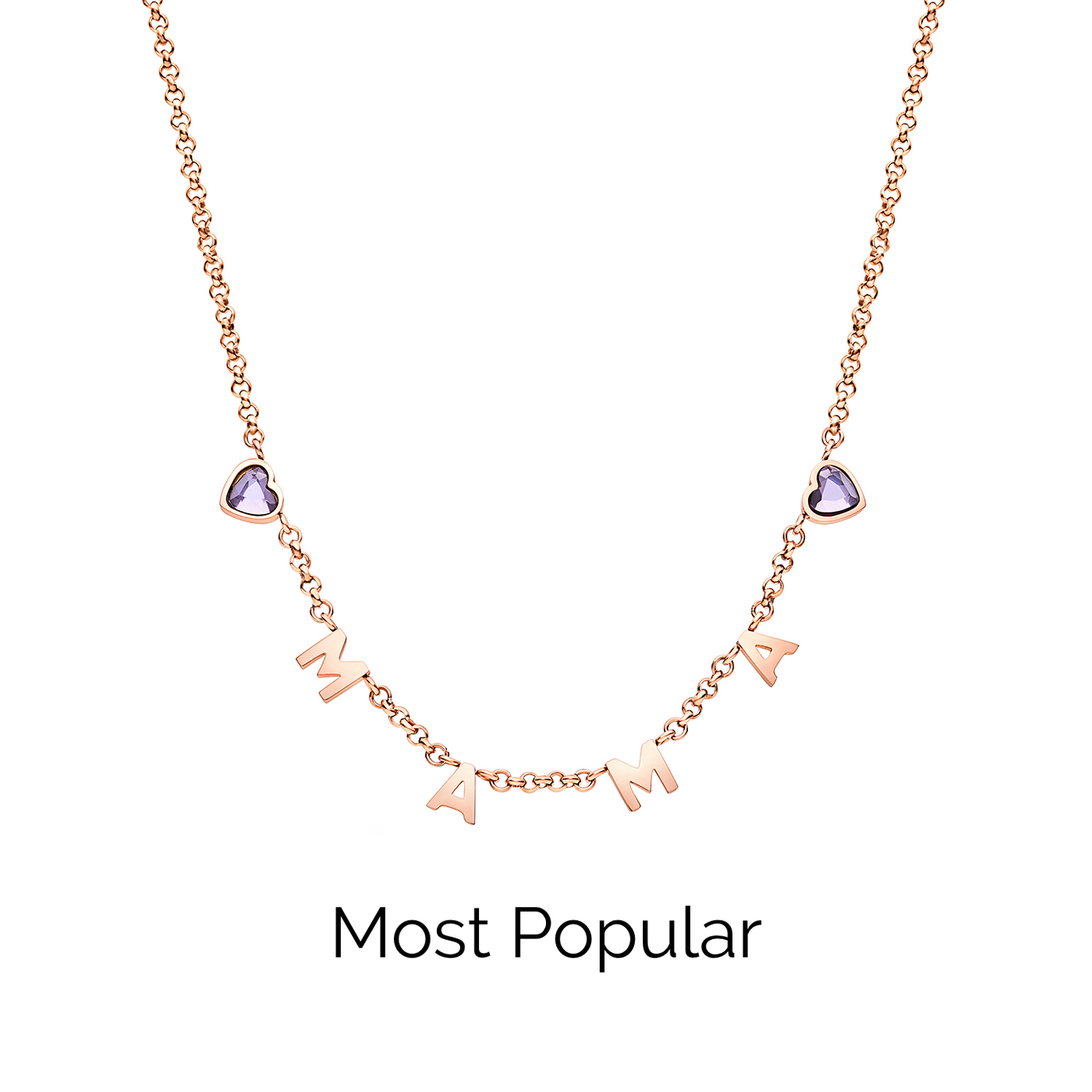 Made Mine Name Necklace (Rose Gold)
