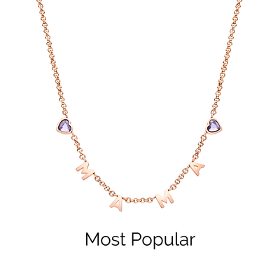 Made Mine Name Necklace (Rose Gold)