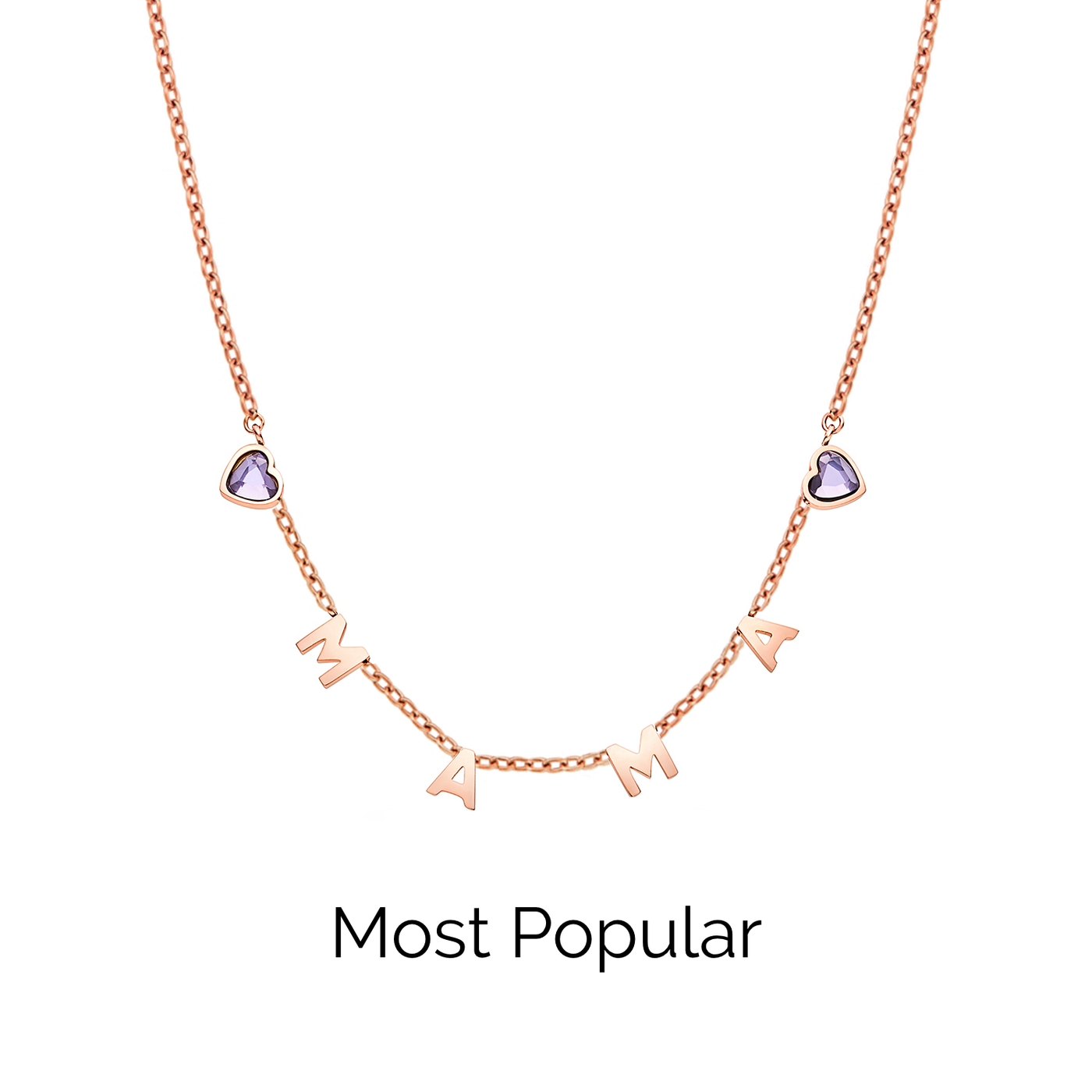 Made Mine Name Necklace (Rose Gold)