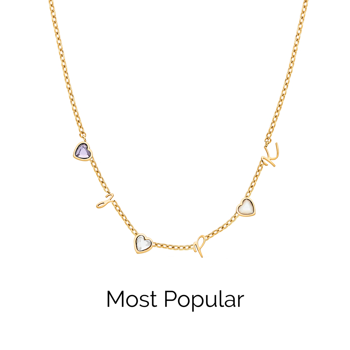 Made Mine Charm Necklace (Gold)