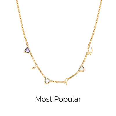 Made Mine Charm Necklace (Gold)
