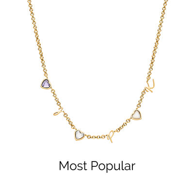 Made Mine Charm Necklace (Gold)
