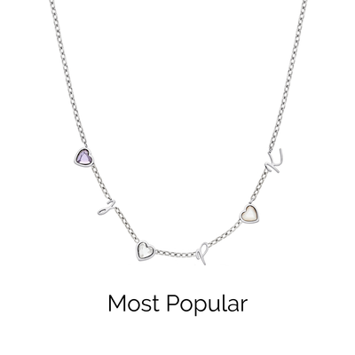 Made Mine Charm Necklace (Silver)