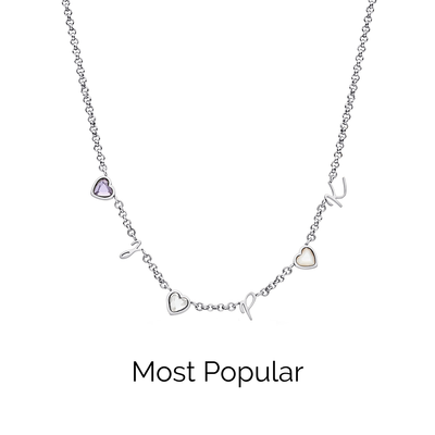 Made Mine Charm Necklace (Silver)