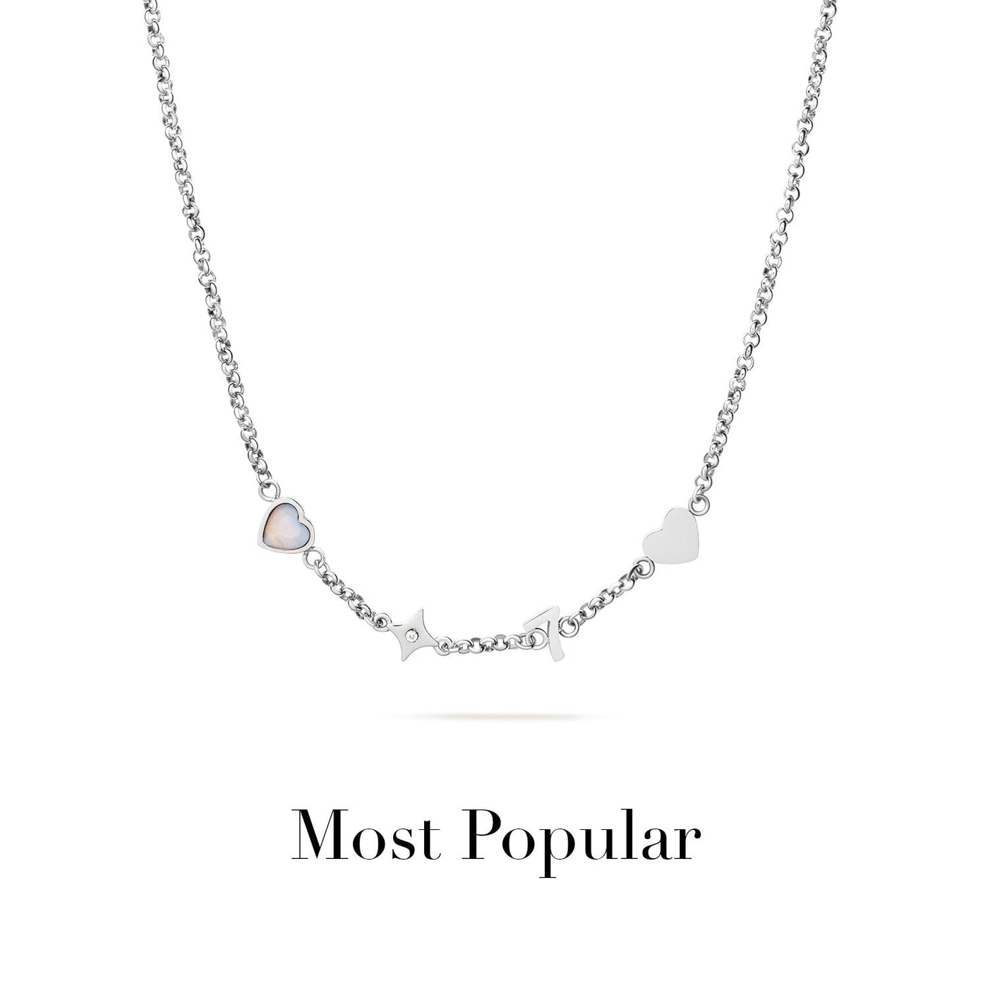 Made Mine Charm Necklace (Silver)