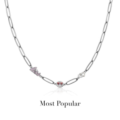 Made Mine Charm Necklace (Silver)