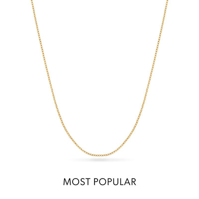 Floating Birthstone Locket Necklace (Gold)