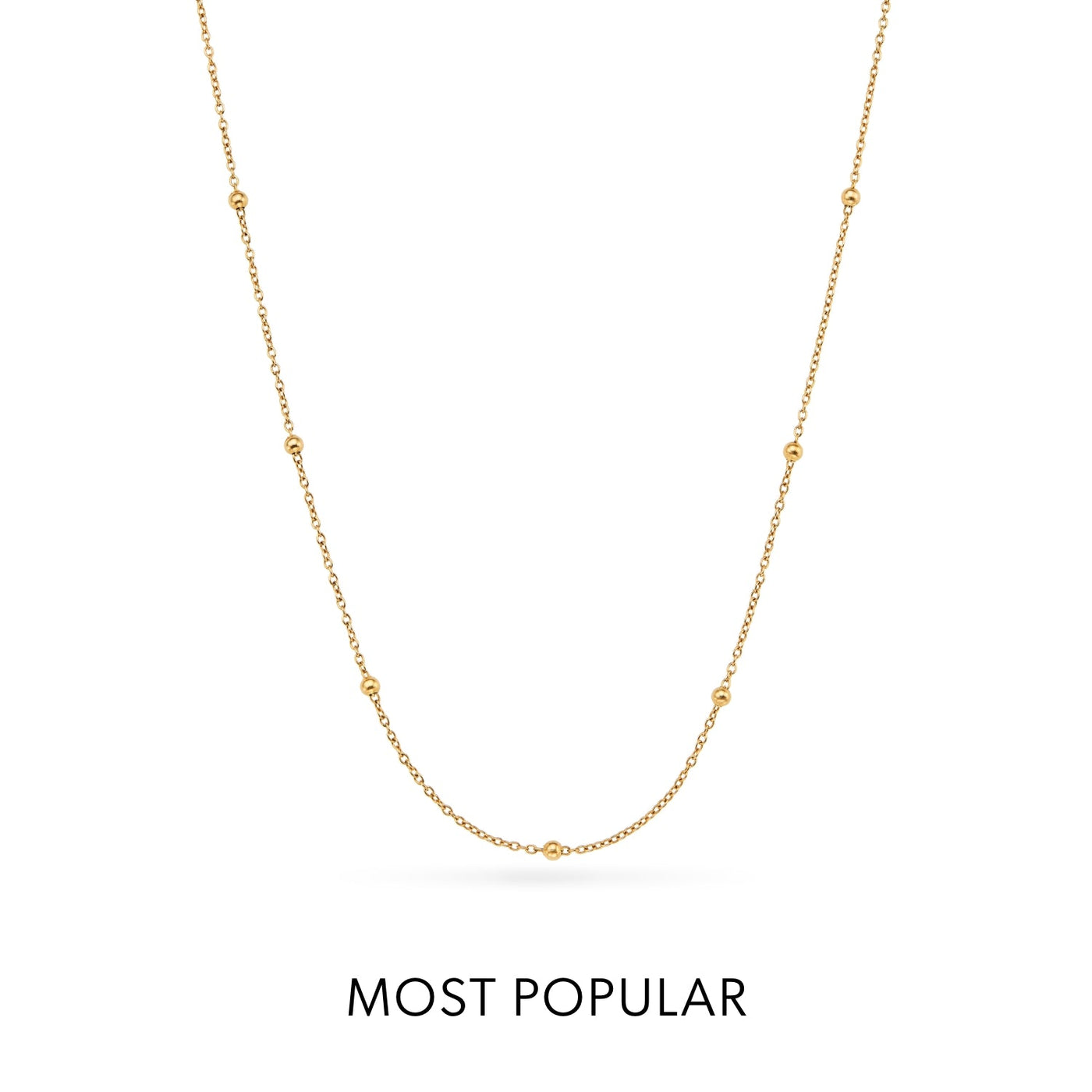 Floating Birthstone Locket Necklace (Gold)