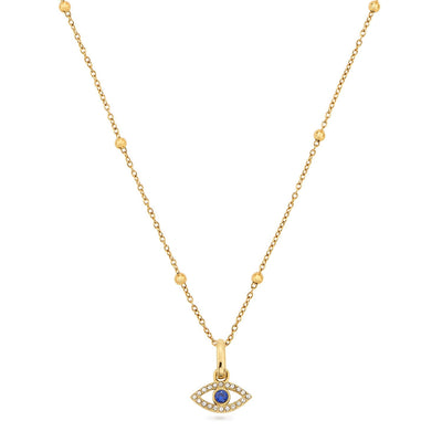 Evil Eye Necklace (Gold)