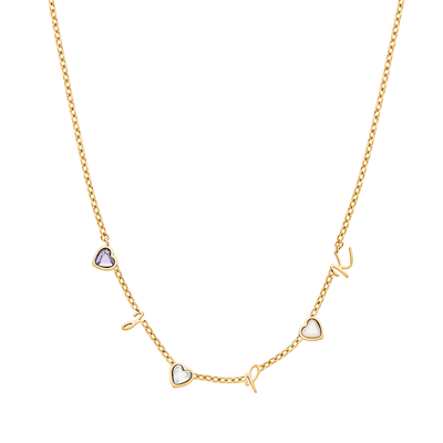 Made Mine Charm Necklace (Gold)