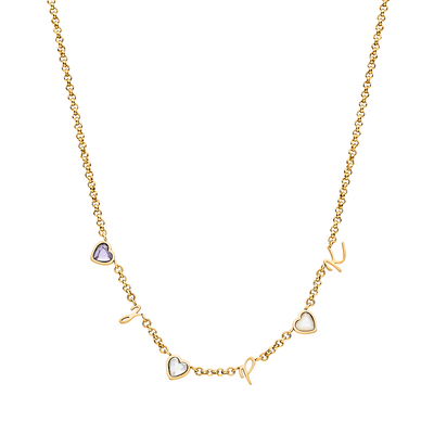 Made Mine Charm Necklace (Gold)
