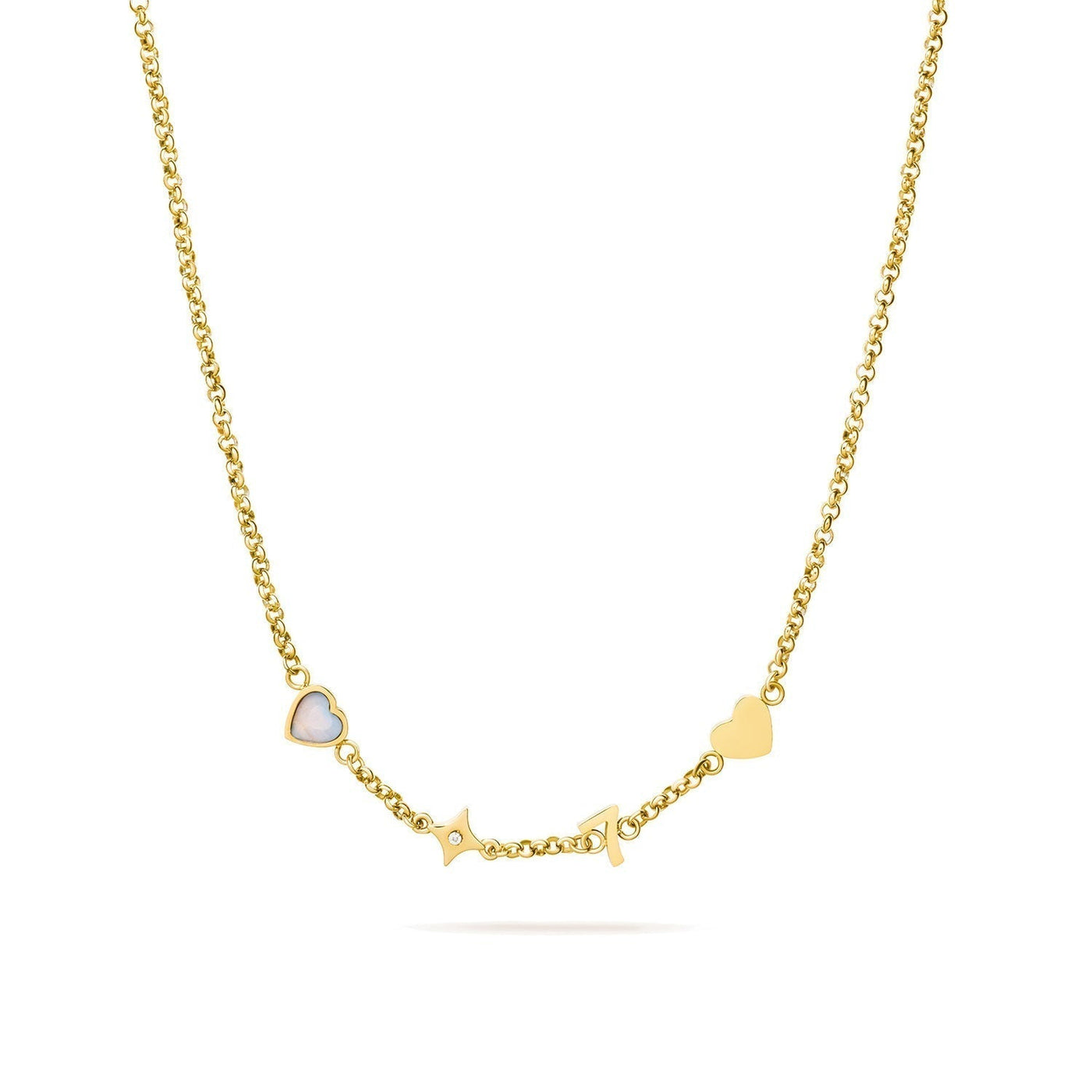 Made Mine Charm Necklace (Gold)