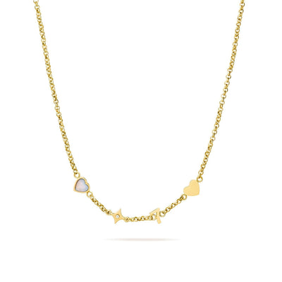 Made Mine Charm Necklace (Gold)