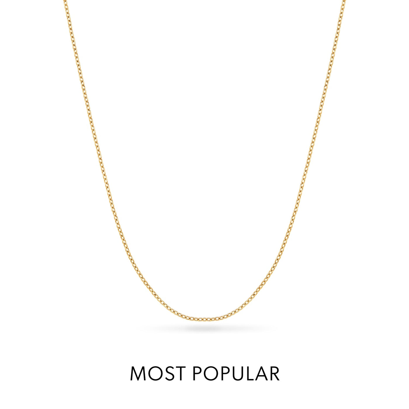 Entwine Initial Necklace (Gold)