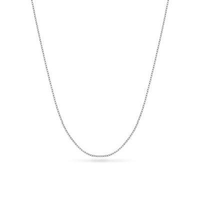 Fine Chain Necklace (Silver)