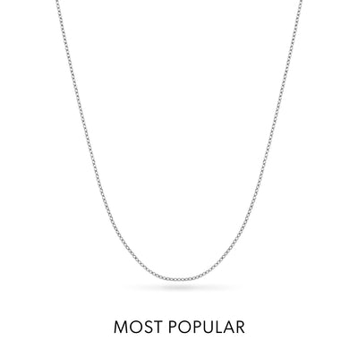 La Croix Crystal Cross Necklace (Silver)