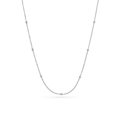 Sphere Chain Necklace (Silver)