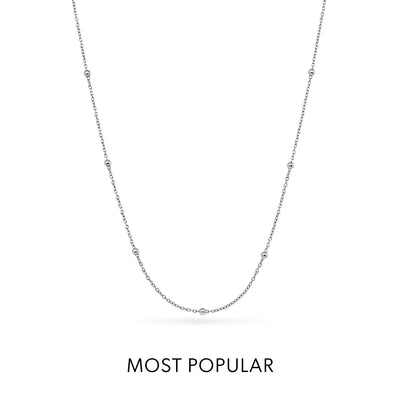 Initial Necklace (Silver)