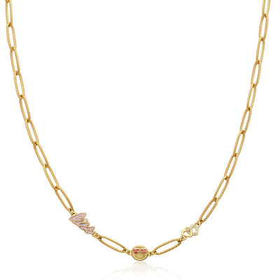 Made Mine Charm Necklace (Gold)