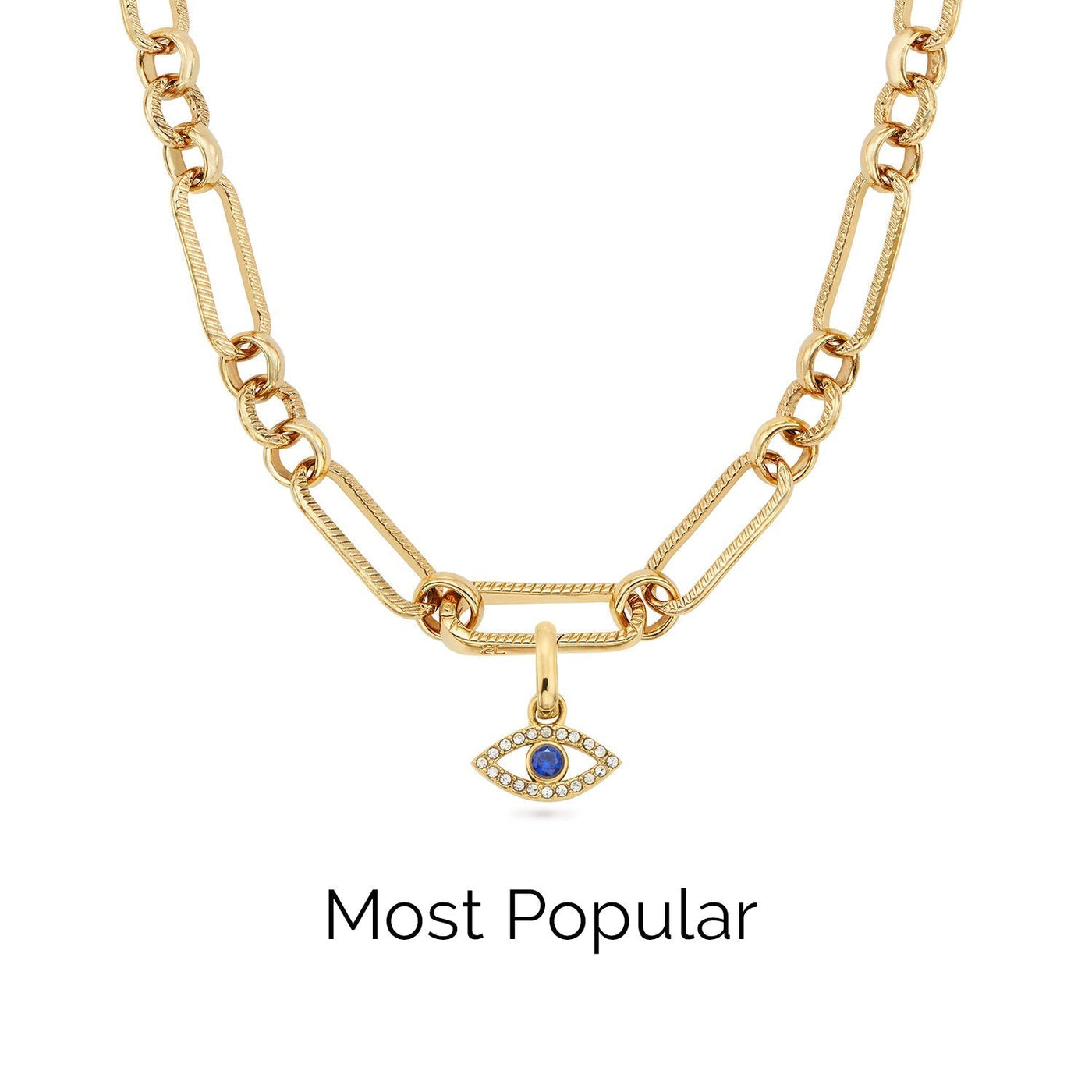 Evil Eye Necklace (Gold)