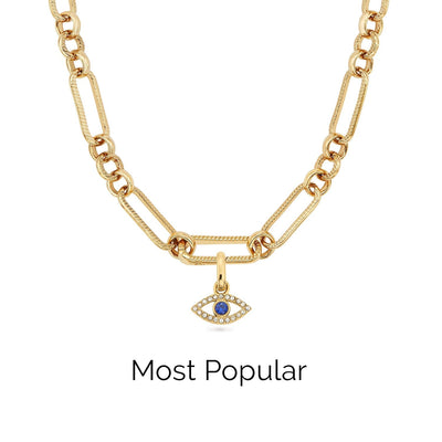 Evil Eye Necklace (Gold)